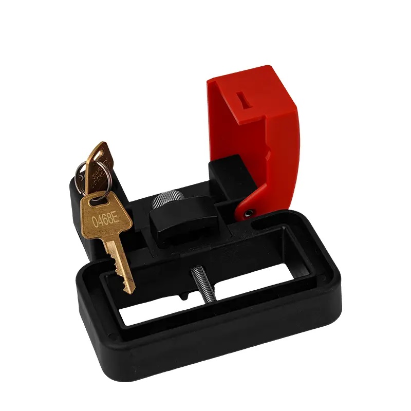 Блокиратор флажковых автоматов 400/600В со встроенным замком DPD2 Блокиратор флажковых автоматов 400/600В со встроенным замком DPD2